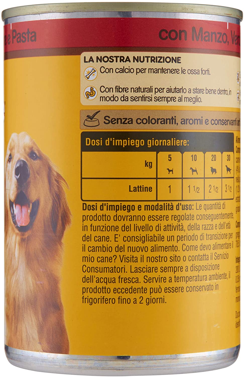  PEDIGREE Televes straccetti de Salsa con Ternera, Verduras y Pasta Lata – Paquete de 24 Unidades 