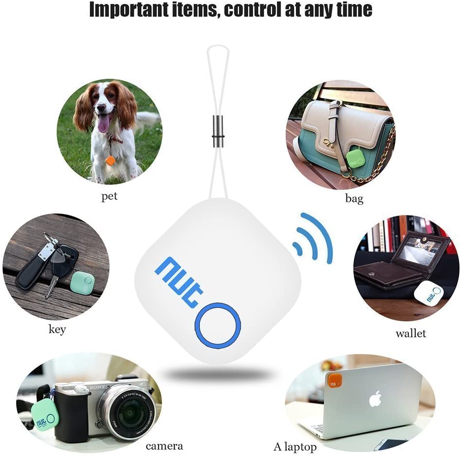 Anki HappiGo Smart Tag - Localizador de rastreador con Bluetooth antipérdida, localizador GPS para iOS/iPhone/iPod/iPad/Android 