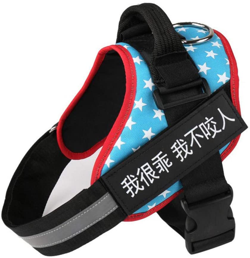  ggdwy Correa Perro Correa para el Pecho Correa Chaleco para Perros pequeños Tipo Bi Xiong Teddy-Black Plus Cuerda de Remolque_S (Adecuado para 7.5-12 kg) Correa Perro Elastica 