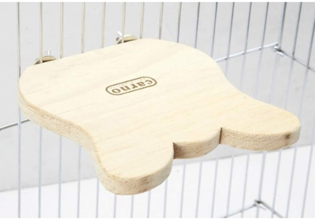  PETSOLA Plataforma De Salto De Madera del Trampolín del Animal Doméstico De Madera para El Jerbo De La Rata del Ratón del Hámster 