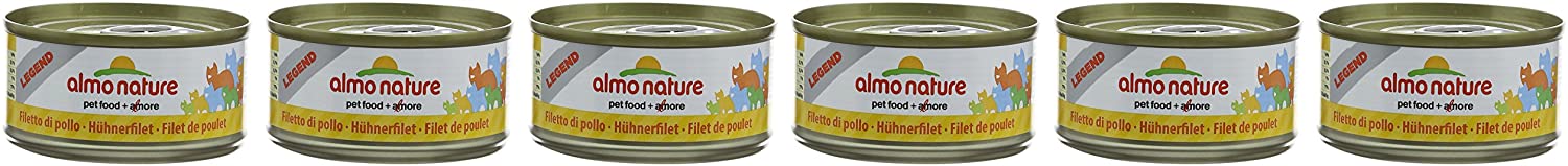  Almo Nature Legend - Filete para Gato (6 x 70 g) 