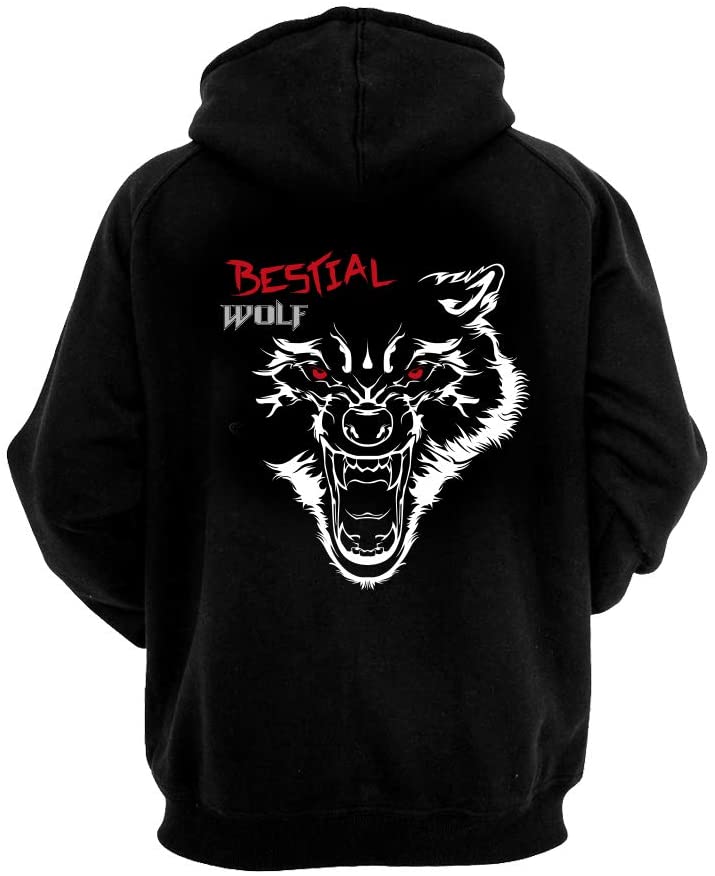  Bestial Wolf Wolf Chopper Hoddie 