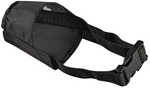  Bozal para perro extra pequeño tamaño XS color negro transpirable antimordeduras corteza de nailon compatible con pomeranian Prague Rat Terrier juguete ruso Fox Terrier Toy Poodle Yorkshire Terrier 