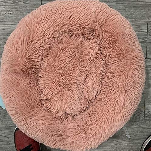  Cama para mascotas Moderna felpa suave Ronda cama del animal doméstico, de dormir de invierno cubierta del gatito de peluche de la perrera for gatos o perros pequeños mini Mediana del gato del perro 