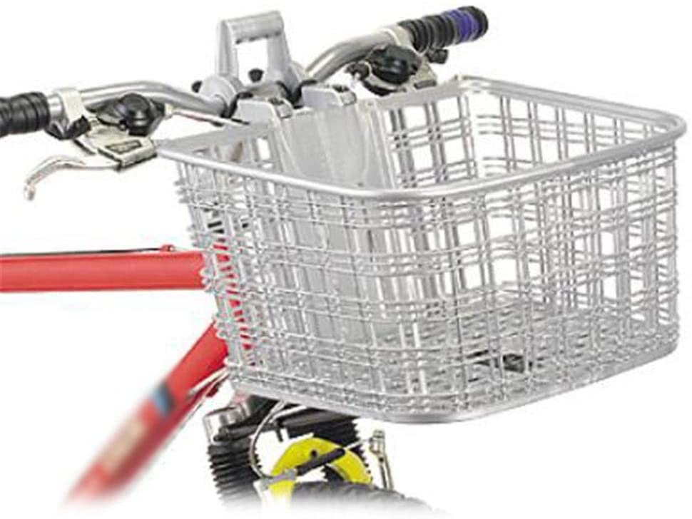  Cesta de bicicleta Cesta for bicicleta Cesta de plástico for manillar de bicicleta Cesta de malla cuadrada Cesta for carga de bicicleta con extensor delantero for bicicleta Accesorios for bicicleta Bi 