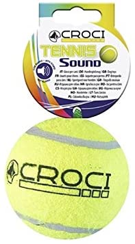 Cruces Pelota de Tenis Sonido Diámetro 6,5 cm 