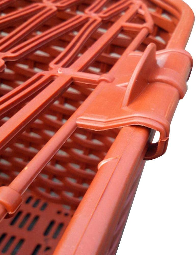  fllyingu - Cesta de Bicicleta compacta y Vintage, Cesta para Coche eléctrico, Plegable, Cesta para Bicicleta de montaña, Cesta Frontal de plástico, con Cubierta, Cesta Grande para Bicicleta 