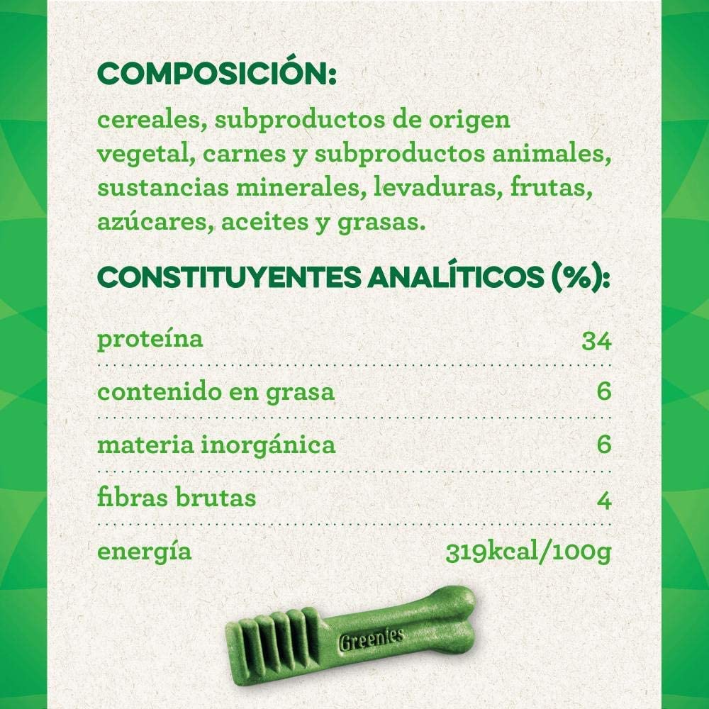  Greenies Snack Dental Teenie para Perros Toy, Bolsa de 85g (Pack de 6) 