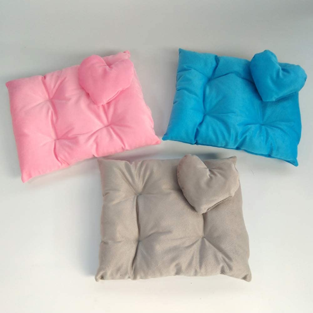  GUPENG Cama para Mascotas Súper Felpa Camas for Mascotas, Cama de Princesa Mat pequeño y Mediano tamaño del Animal doméstico de la Perrera extraíble Lavable, tamaño: 30 * 20cm (Color : Pink) 
