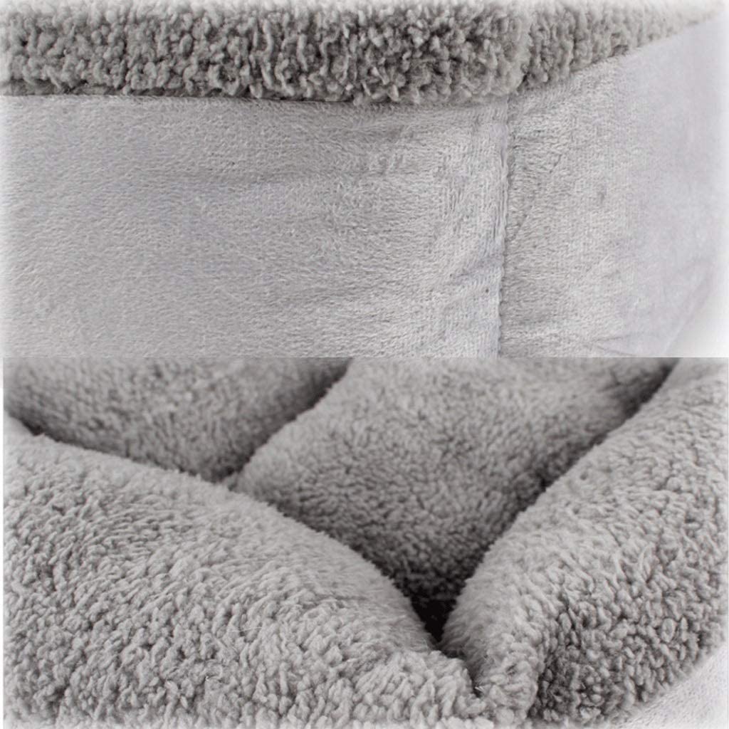  JYLJL Dibujos Animados De Algodón Tridimensional Acolchada De Piel De Cordero De Piel De Cordero Gruesa Pet Nest Cat Litter (Color : A5, Size : Large 55X50X30CM) 