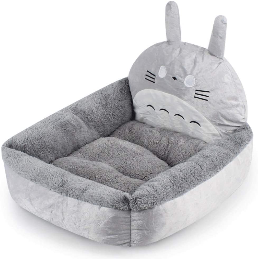  JYLJL Dibujos Animados De Algodón Tridimensional Acolchada De Piel De Cordero De Piel De Cordero Gruesa Pet Nest Cat Litter (Color : A5, Size : Large 55X50X30CM) 