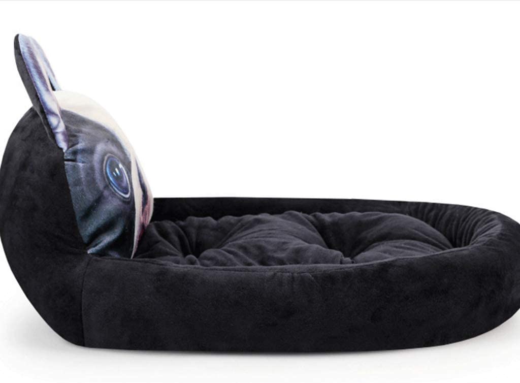  JYLJL Dibujos Animados De Algodón Tridimensional Acolchada De Piel De Cordero De Piel De Cordero Gruesa Pet Nest Cat Litter (Color : A5, Size : Large 55X50X30CM) 