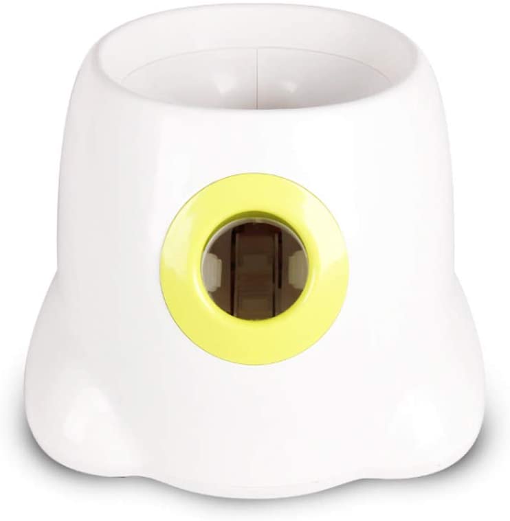  KAISHI Juguete Interactivo para Mascotas, máquina lanzadora automática para Mascotas, Lanzador de Tenis, Viene con 3 Pelotas de Tenis pequeñas de 5 cm de diámetro 