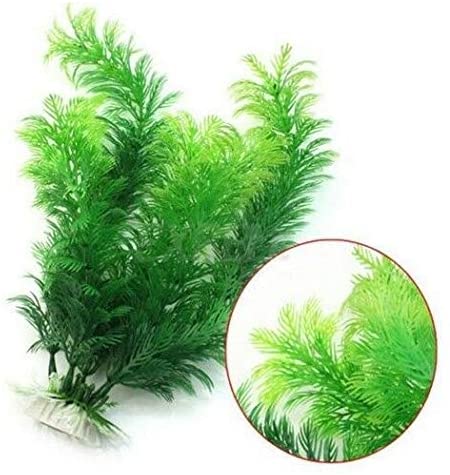  LACKINGONE - Planta Artificial para Acuario (30 cm), diseño de césped 