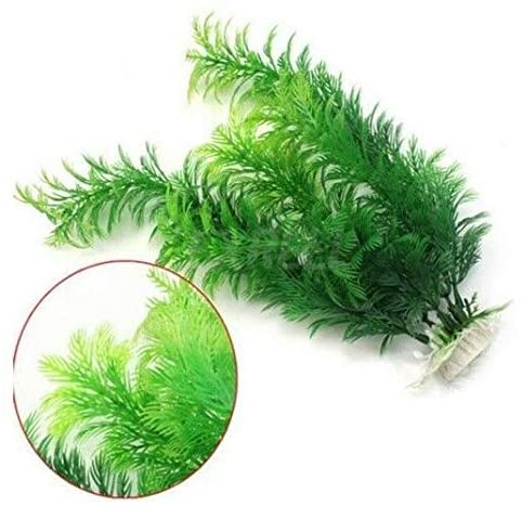  LACKINGONE - Planta Artificial para Acuario (30 cm), diseño de césped 