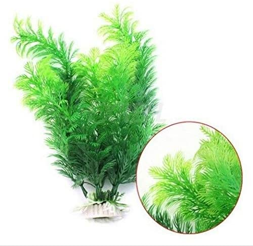  LACKINGONE - Planta Artificial para Acuario (30 cm), diseño de césped 