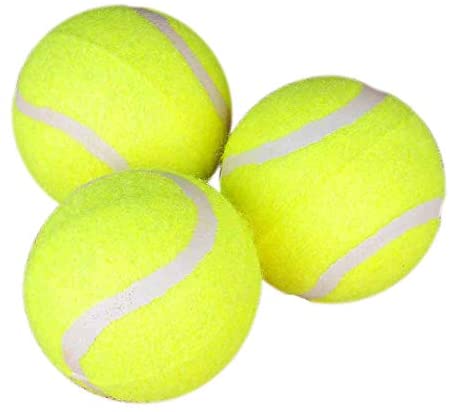  LJYNB Suministros de Mascotas Goma Juguete for Mascotas Bola elástica Tipo de Mascota Pelota de Tenis, Diámetro: 6 cm for Mascotas Regalo Amada 