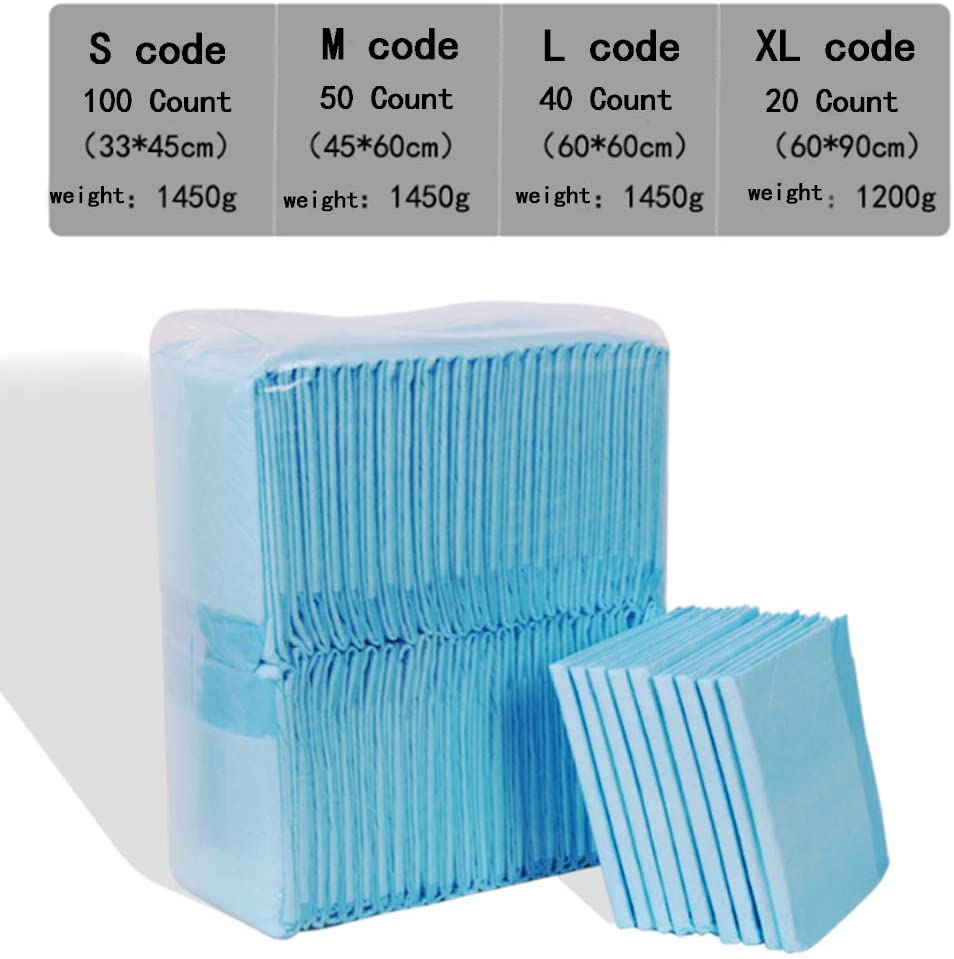  MFS Venta al por Mayor Pañales Desechables pañales absorben Agua Pet Pet Pad orina de Perro Mojado Productos para Mascotas camada Pad (M-50pcs) 