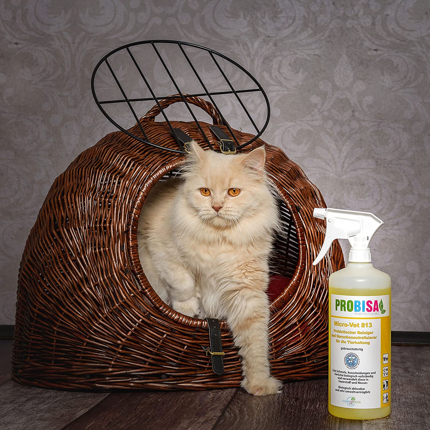  Neutralizadores de olor spray (Probisa Micro-Vet 813) de la orina del gato, perro y los roedores olores - y bio limpiador concentrado 500ml rendimiento 25 litros listos para usar asesino de olor / Removedor de olor 