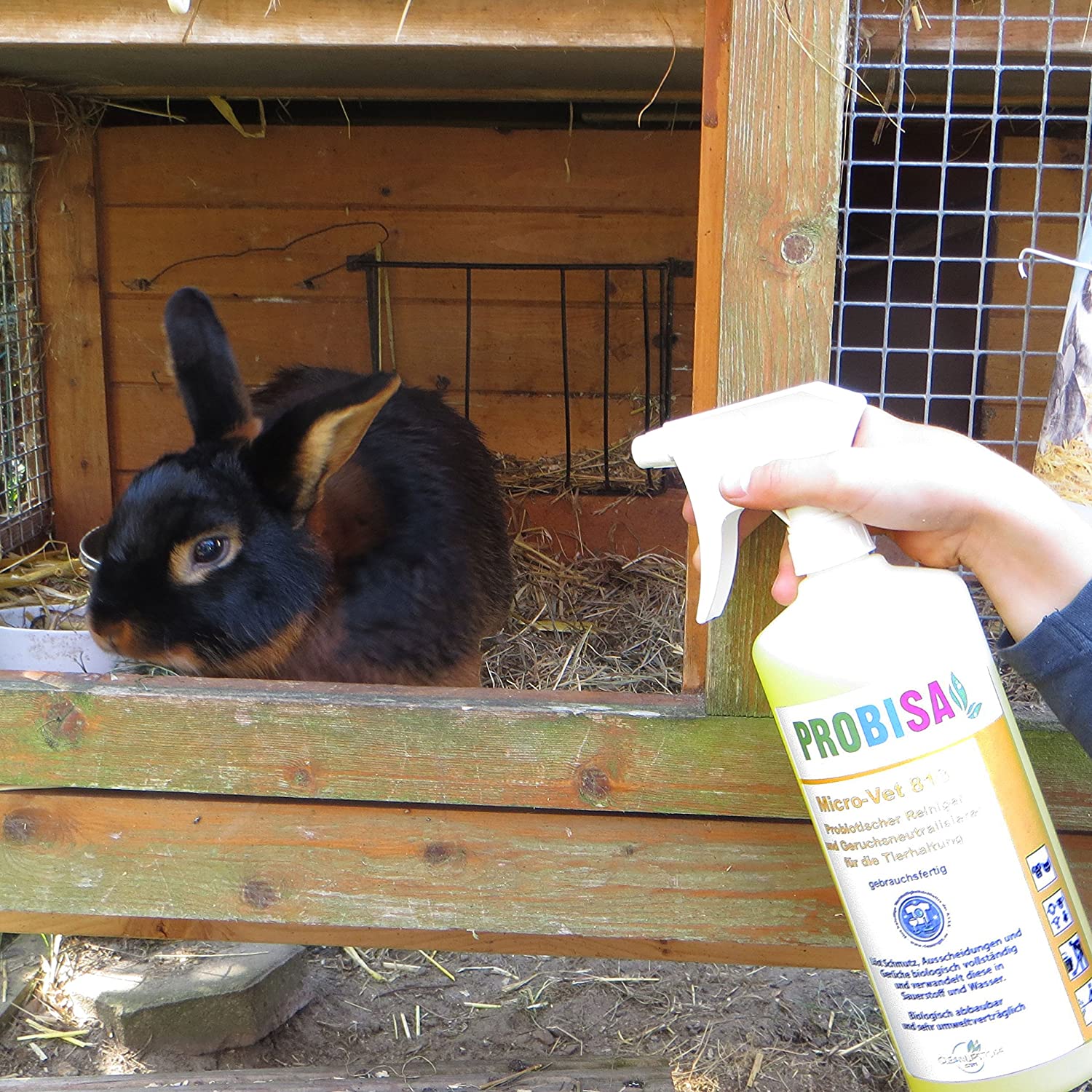  Neutralizadores de olor spray (Probisa Micro-Vet 813) de la orina del gato, perro y los roedores olores - y bio limpiador concentrado 500ml rendimiento 25 litros listos para usar asesino de olor / Removedor de olor 