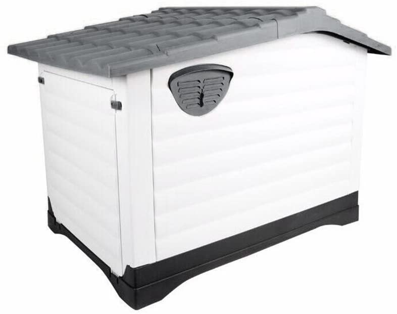  Nido de perro-Nido de mascotas Jaula de perro grande Cage de plástico para mascotas Retriever de gato Nido de gato Extraíble y lavable Cama de perro Fossa Outdoor Dog House Waterproof Interior 