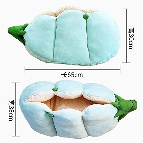 NOSJSJSOFJ DFSFS Cats House Warm Coral Fleece Mascotas Cama para Gatos Perros pequeños Nido Guisante Almohadilla para Dormir Invierno Lavable Interior Kitten Mats Productos 