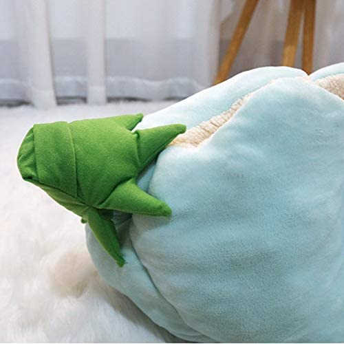  NOSJSJSOFJ DFSFS Cats House Warm Coral Fleece Mascotas Cama para Gatos Perros pequeños Nido Guisante Almohadilla para Dormir Invierno Lavable Interior Kitten Mats Productos 