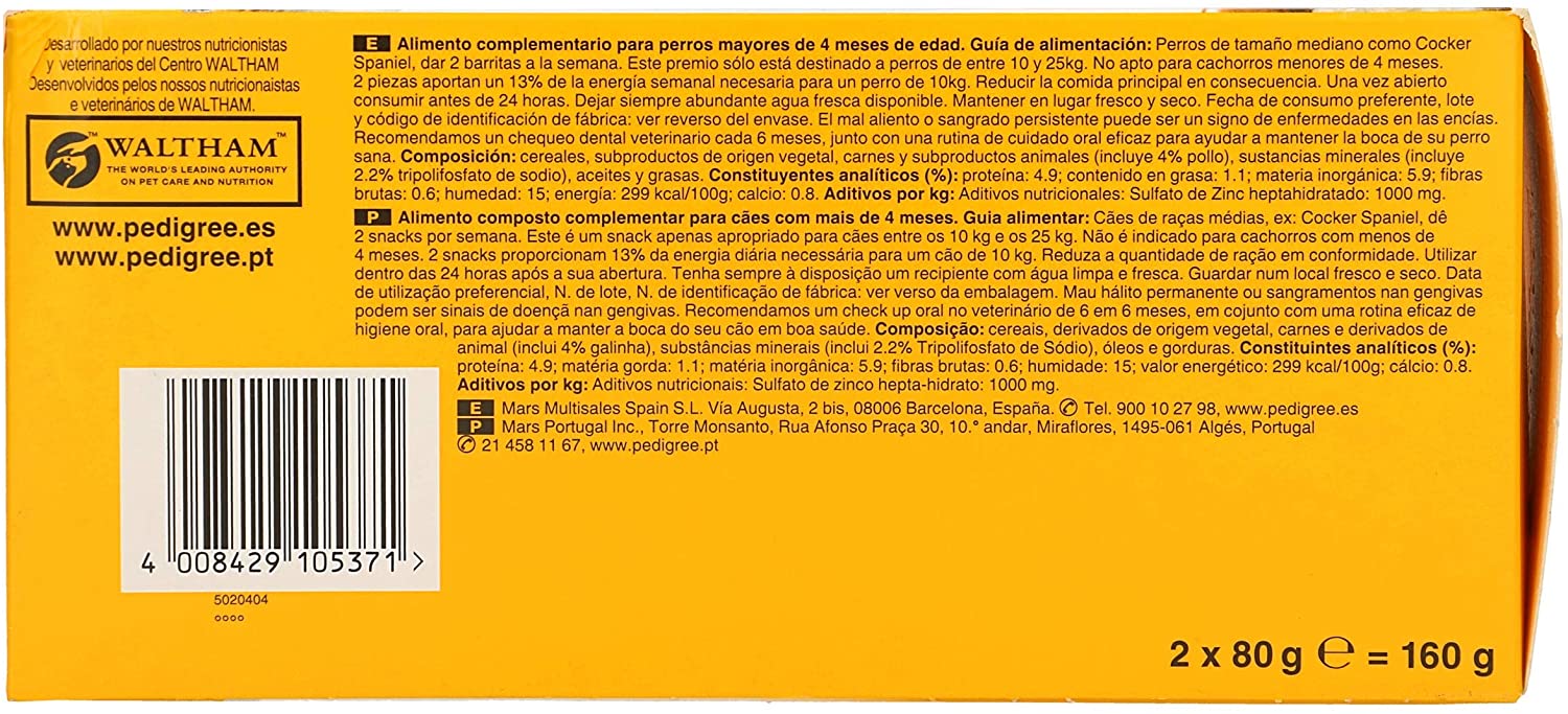  PEDIGREE Alimentación de Mascotas - 160 gr 