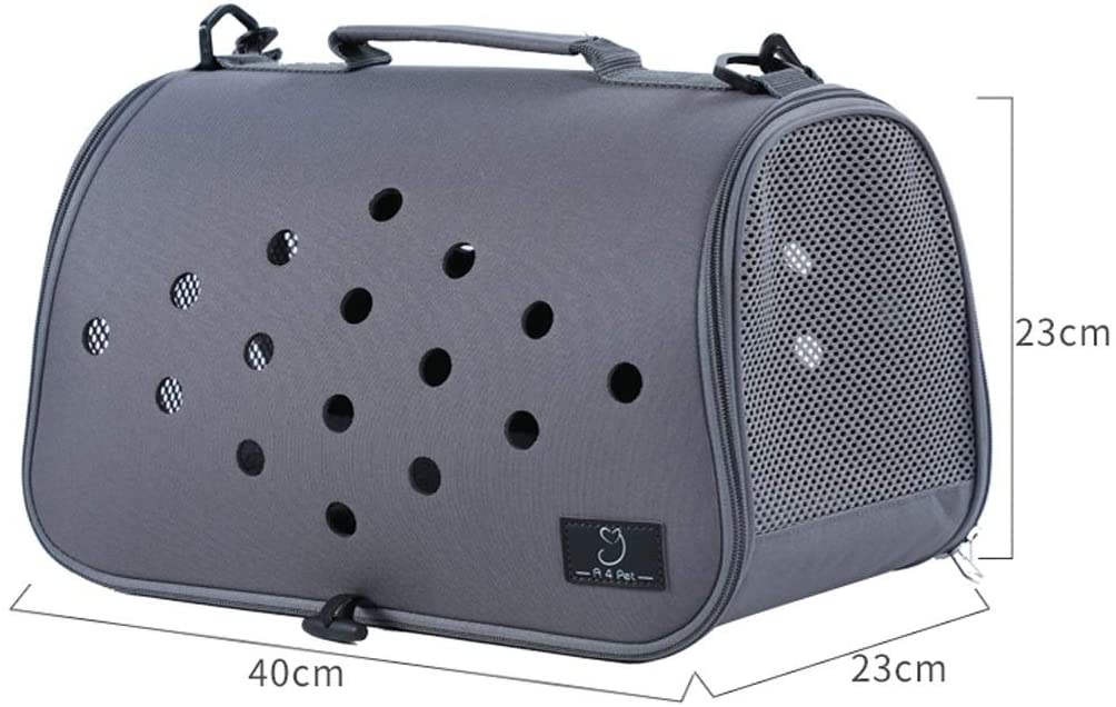  Perro Bolso Portador para Perros Pequeños Portátil Transportador De Mascotas Mochila Viaje Respirable para Andar En Bicicleta Excursionismo De Viaje Acampar 1-4kg/1-9lb（4 Colores） 
