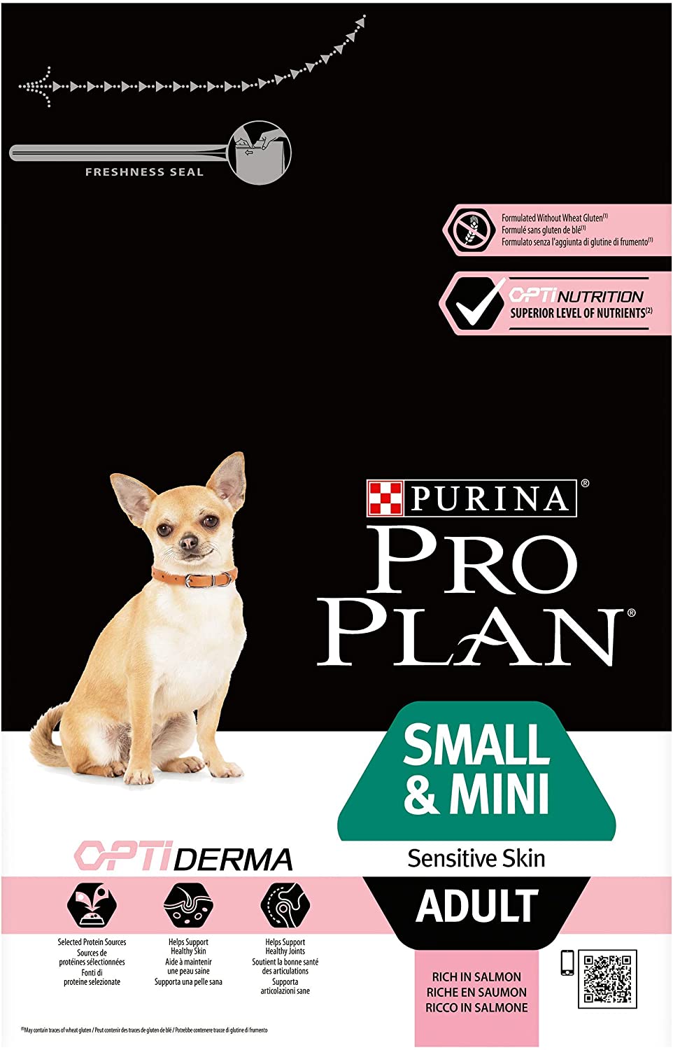 Purina ProPlan Small Derma pienso para Perro Adulto Salmón 4 x 3 Kg 