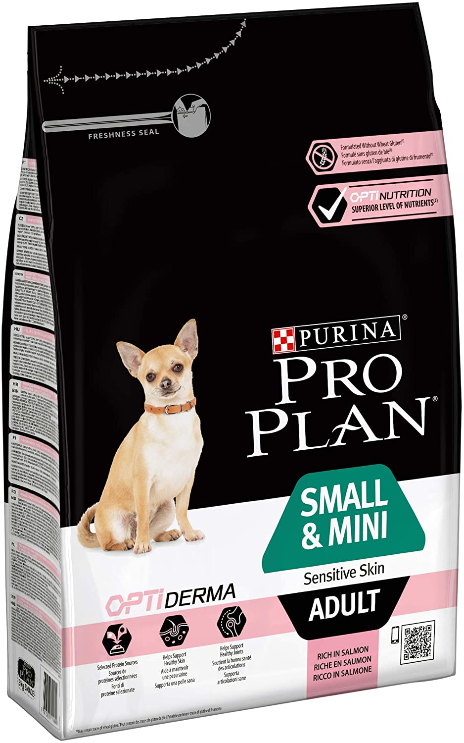  Purina ProPlan Small Derma pienso para Perro Adulto Salmón 4 x 3 Kg 