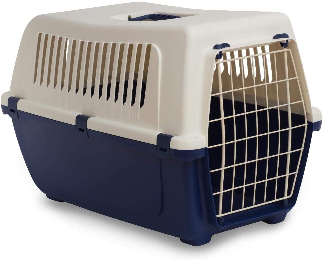  Rosewood Vision Classic - Transportín para Gatos y Mascotas (60 cm), Color Azul 