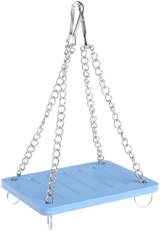  SimpleLife Hammack Swing Toys Jaula Colgante para Animales pequeños Mascotas Coloridas Plataforma de Soporte Jaula para jerbos Nido Hábitat Accesorios 