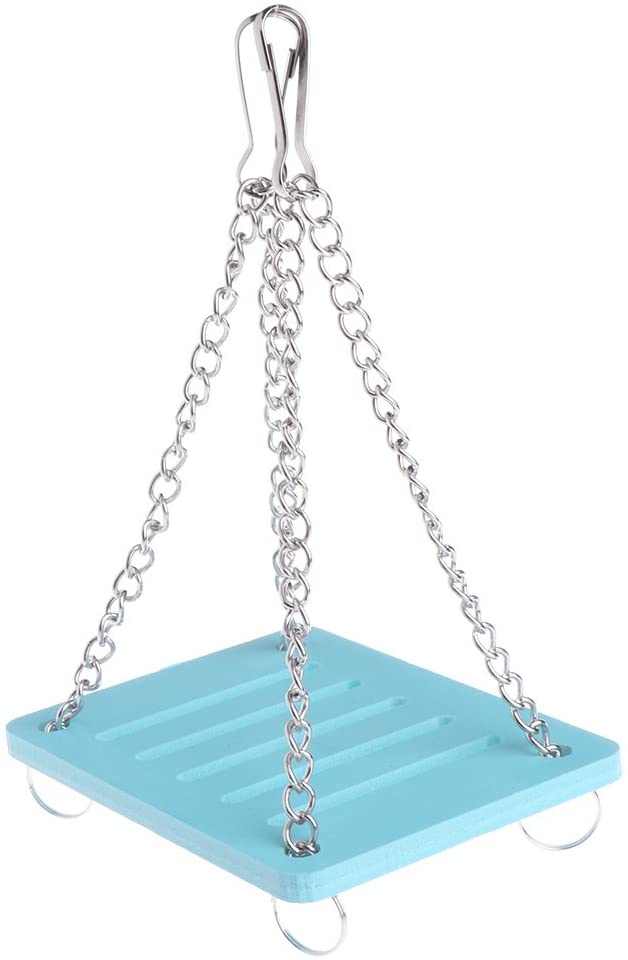  SimpleLife Hammack Swing Toys Jaula Colgante para Animales pequeños Mascotas Coloridas Plataforma de Soporte Jaula para jerbos Nido Hábitat Accesorios 