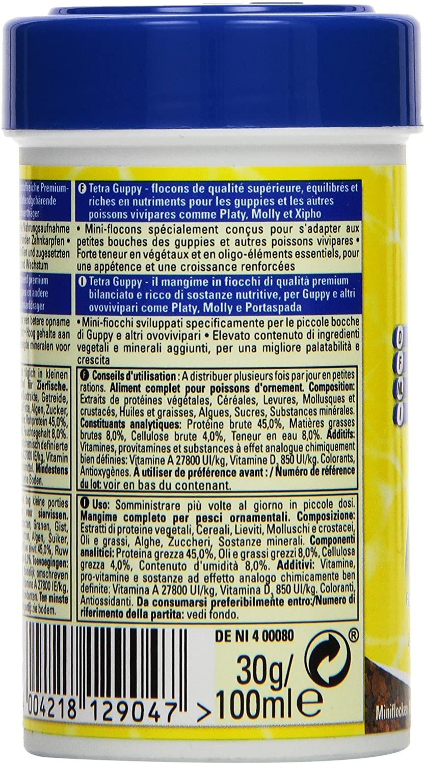  Tetra Guppy Mini Flakes 100 ml 