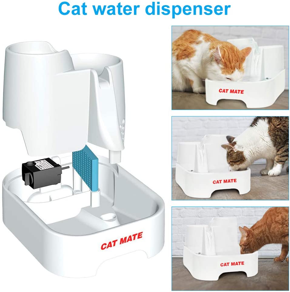  yidenguk Cat Mate - 12 filtros de Repuesto Cat Mate, Pet Mate, Fuente de Bebida para Gato, Filtro de Repuesto Cate Mate, Filtro Dog Mate, Filtro para Fuente de Bebida Cat Mate 