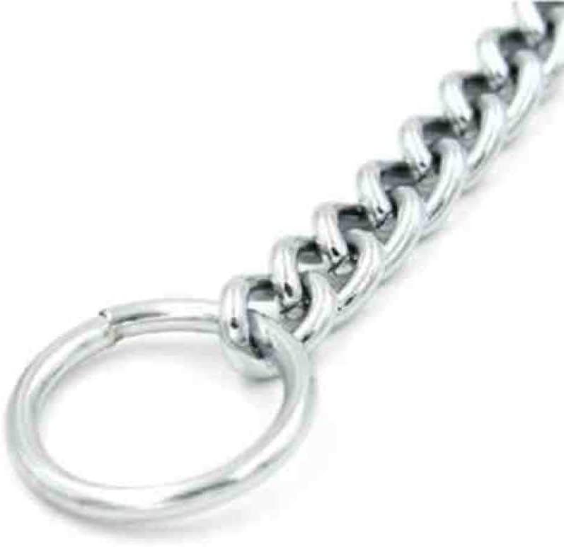  Alistacc Collar para Perros Perro Grande Cadena De Control De Acero Inoxidable Cadena P Cuello Cuello Perro Grande Cadena De Hierro Retráctil @XL 