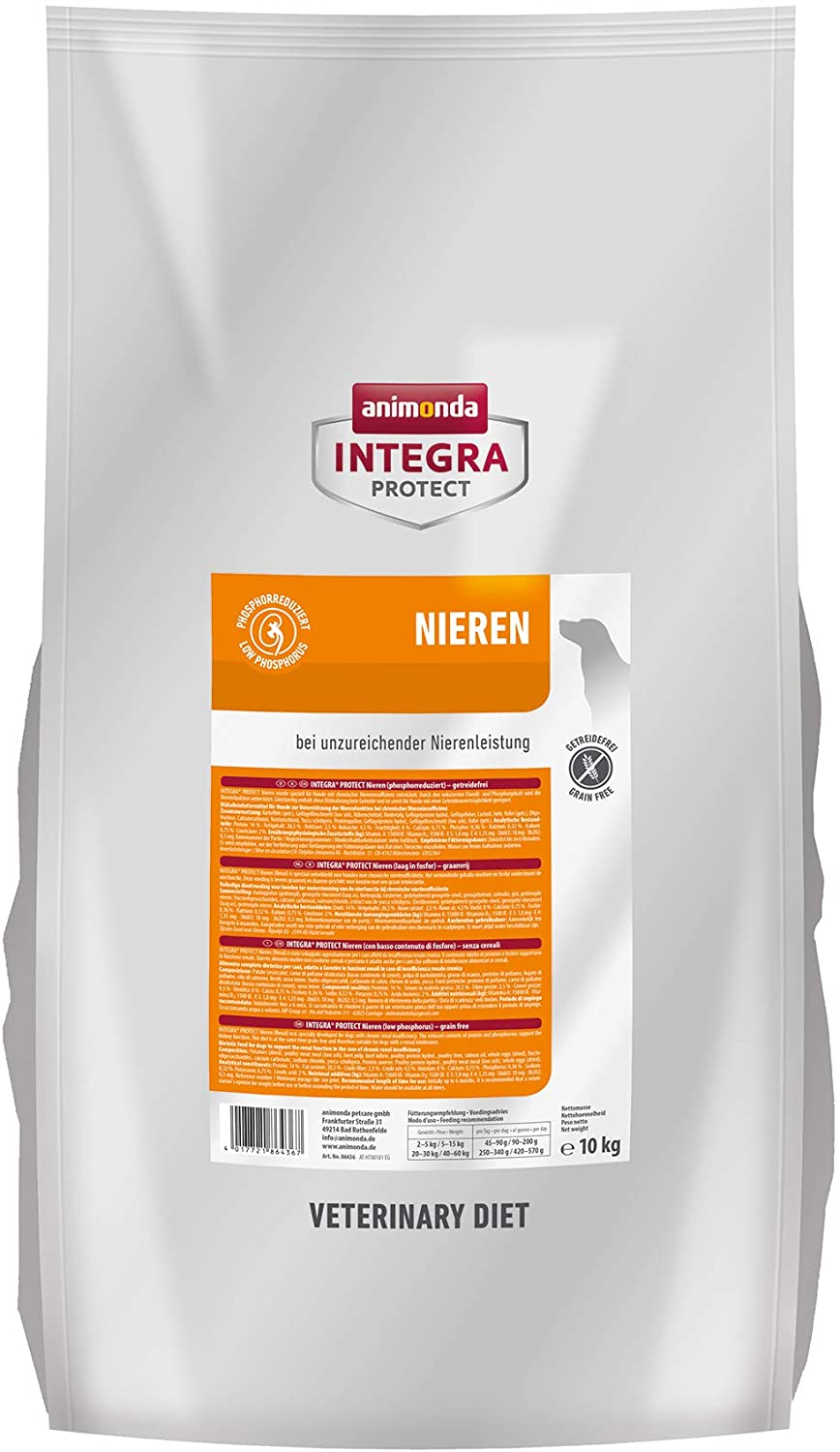  Animonda Integra Protect nieren, Dietas Perros Forro, trockenfutter en Crónica Riñón insuffizienz 