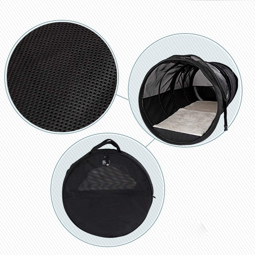  Bolsa para mascotas Carry plegable perro perro coche coche de la estera de la jaula anti-sucia bolsa de la perrera del animal doméstico del coche Mat lados suaves del animal doméstico del recorrido de 