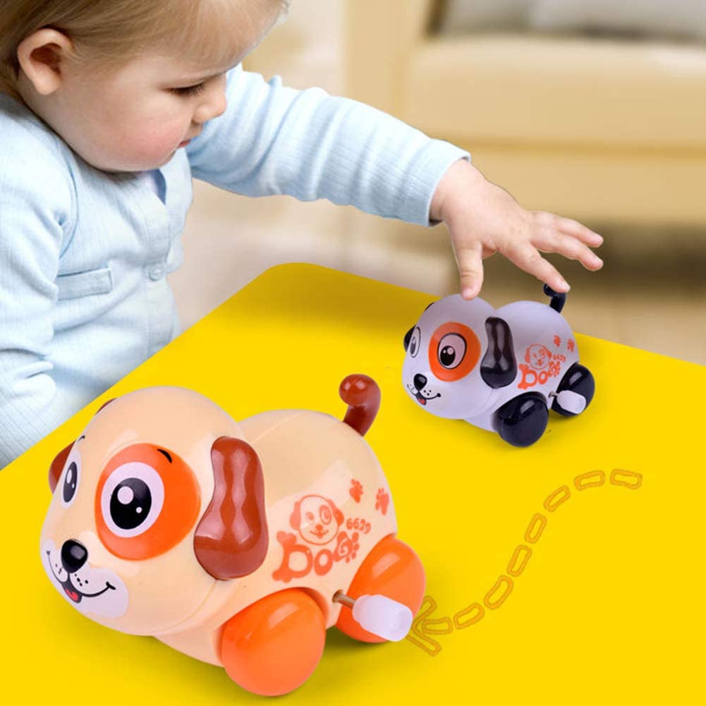  Catkoo Divertido Animal De Dibujos Animados Gato Perro León Juguete Mecánico Infantil Niños Wind Up, Entrenamiento Perfecto Regalos De Inteligencia para Niños Color Aleatorio Estilo Aleatorio # 