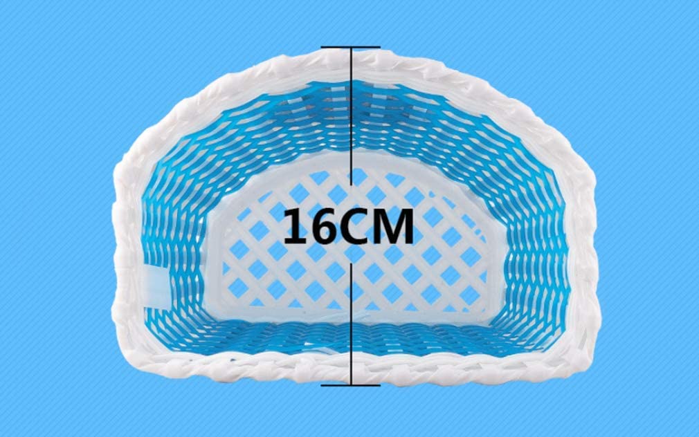  Cesta del carro del bebé cesta del coche tejido de la bicicleta remolque delantero de la bicicleta scooter infantil cesta del coche de plástico universal Cesta del marco de la bicicleta Bolsa del 