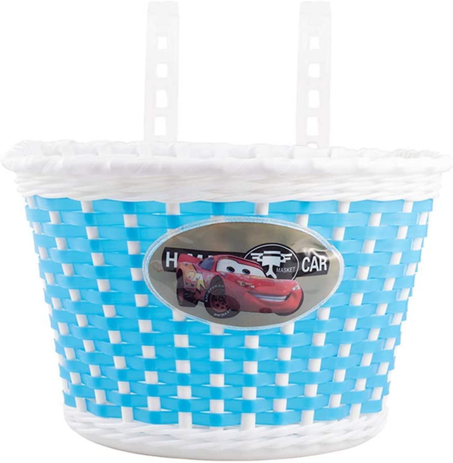  Cesta del carro del bebé cesta del coche tejido de la bicicleta remolque delantero de la bicicleta scooter infantil cesta del coche de plástico universal Cesta del marco de la bicicleta Bolsa del 