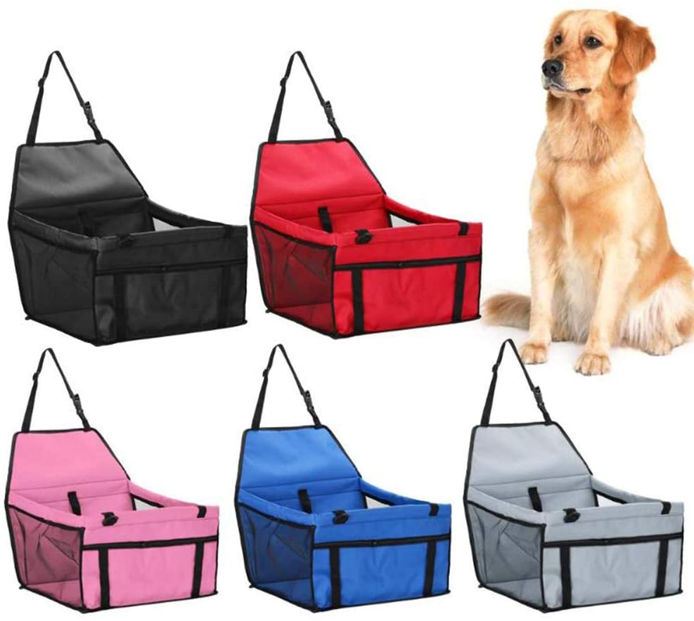  Estera del coche para mascotas, Bolsa de malla Estera del coche impermeable Bolsa de viaje para el coche Transpirable Bolsa para viaje del perro del gato del animal doméstico Suministros para mascotas 