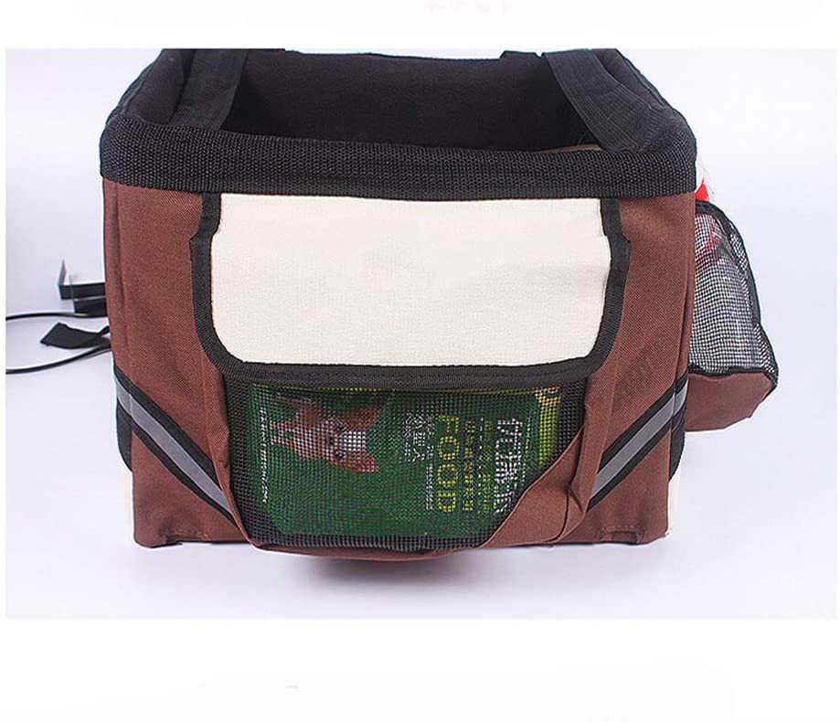  HONGFENG Oxford Bicicleta Cesta Mascota Fuera Viajar Bolsa De Bicicleta 