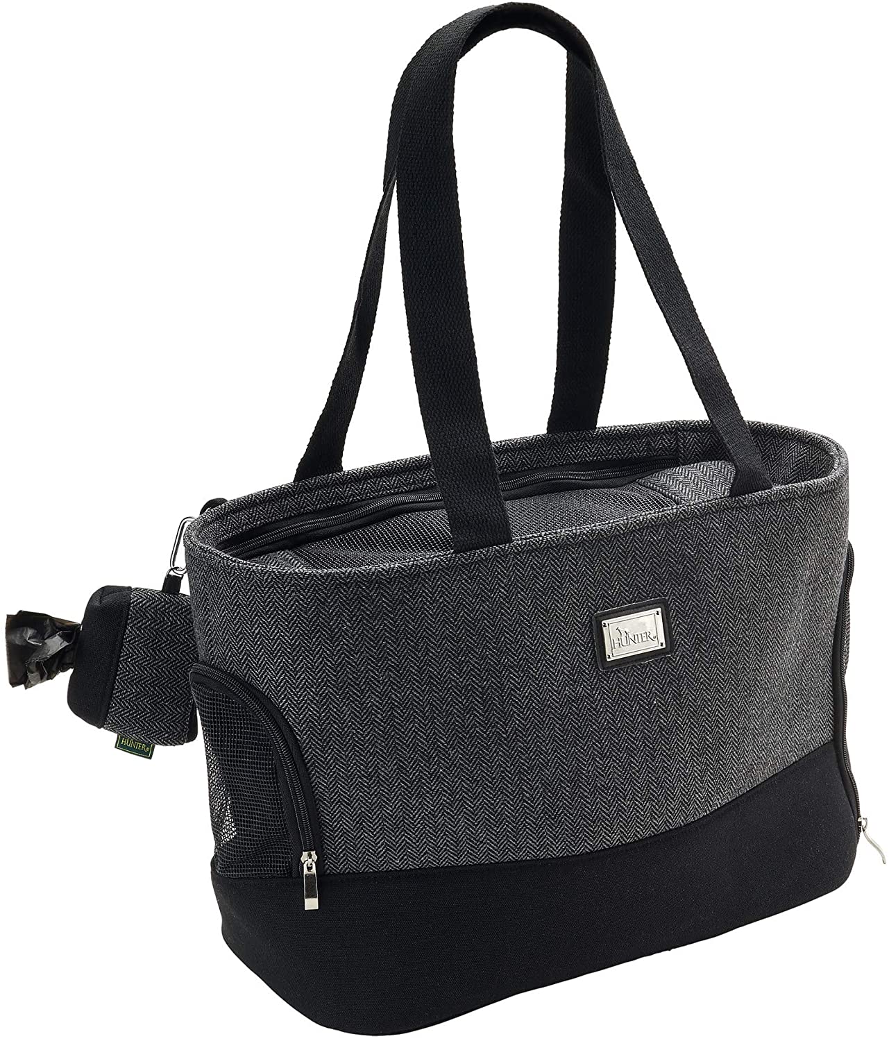  HUNTER Barcelona Carrier - Bolsa de Transporte (40 x 19 x 30 cm), Color Gris 