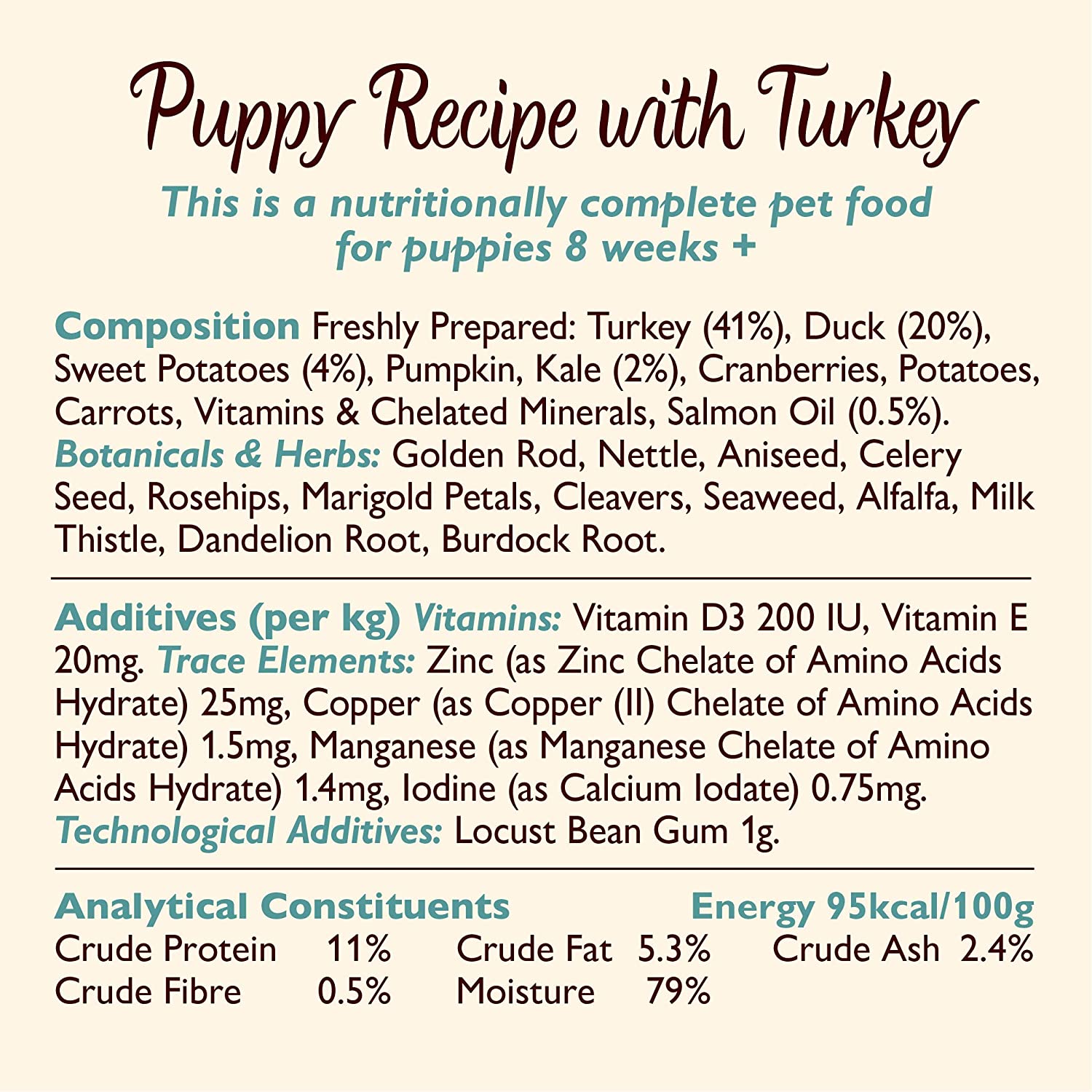  Lily's Kitchen DTP17 - Comida para Perro con Pato, 400 g, 6 Unidades 