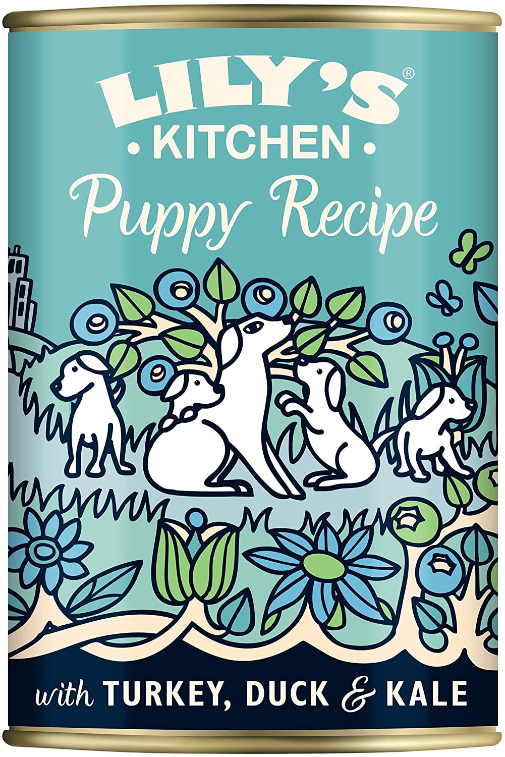  Lily's Kitchen DTP17 - Comida para Perro con Pato, 400 g, 6 Unidades 