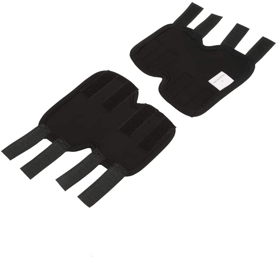  Smandy Almohadillas para la Rodilla del Perro, 1 par de Perro Patas traseras Brace Mascota Lesión quirúrgica Vendaje del Vendaje Cura Protector de la Herida(Negro, s) 
