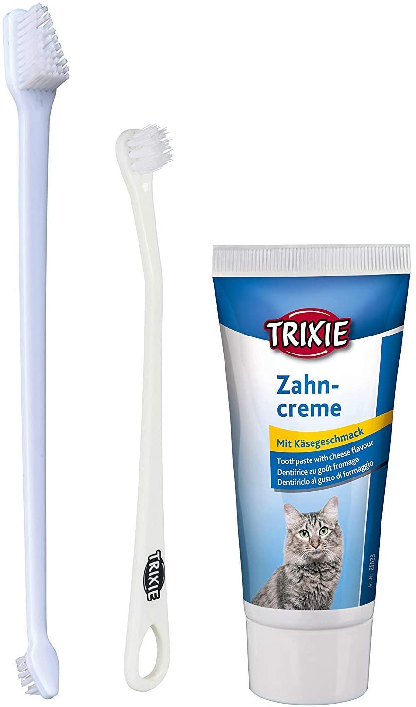  Trixie 25620 Cuidado de Dientes, Gato, 1 Set 