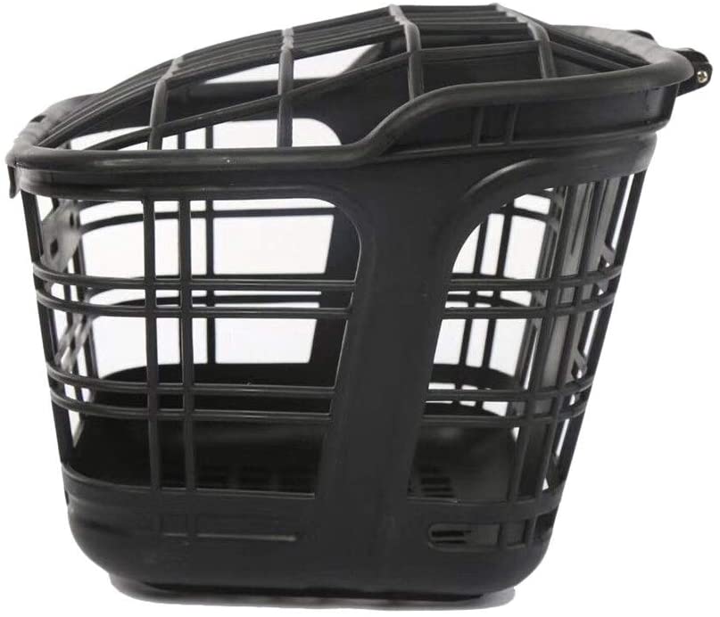  Zhengowen OS Cesta de Bicicleta Cesta Ligera for Bicicleta Junior con Tapa, extraíble, Cesta Cuadrada Delantera de Bicicleta de plástico for Mascotas pequeñas Bicicleta Cesta Delantera 